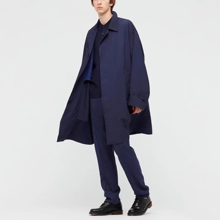 UNIQLO x JIL SANDER Trench Coat Men's Navy Blue-5