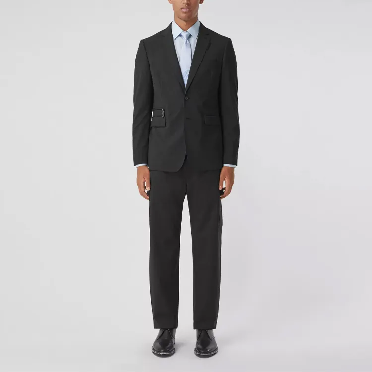 Burberry Stretch Wool Cargo Jogging Pants-2