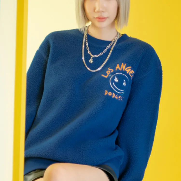 MLB LIKE Sweatshirts Unisex Blue-5