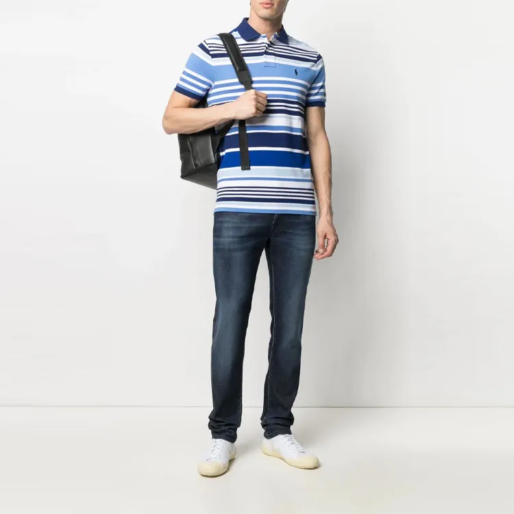 Polo Ralph Lauren Polo Shirts Men Blue-1