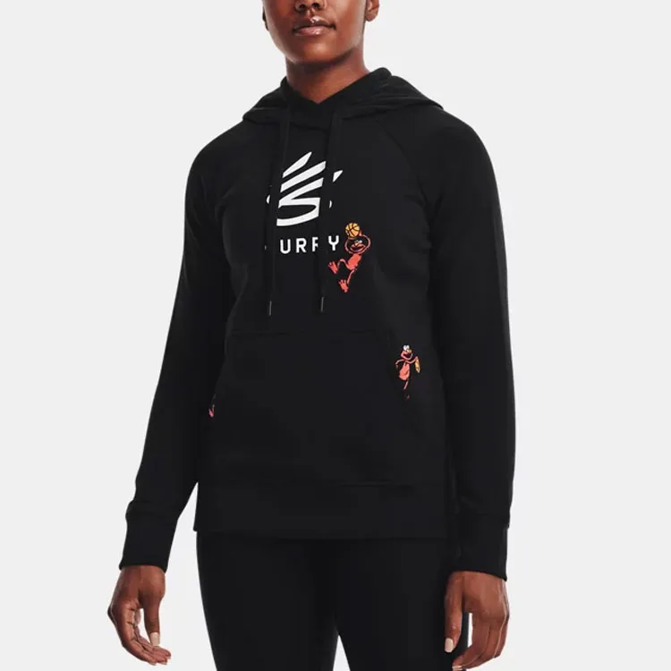 Under Armour Curry X Sesame Street Collaboration Under Armour Curry Collection Sweatshirt Women's Black-3