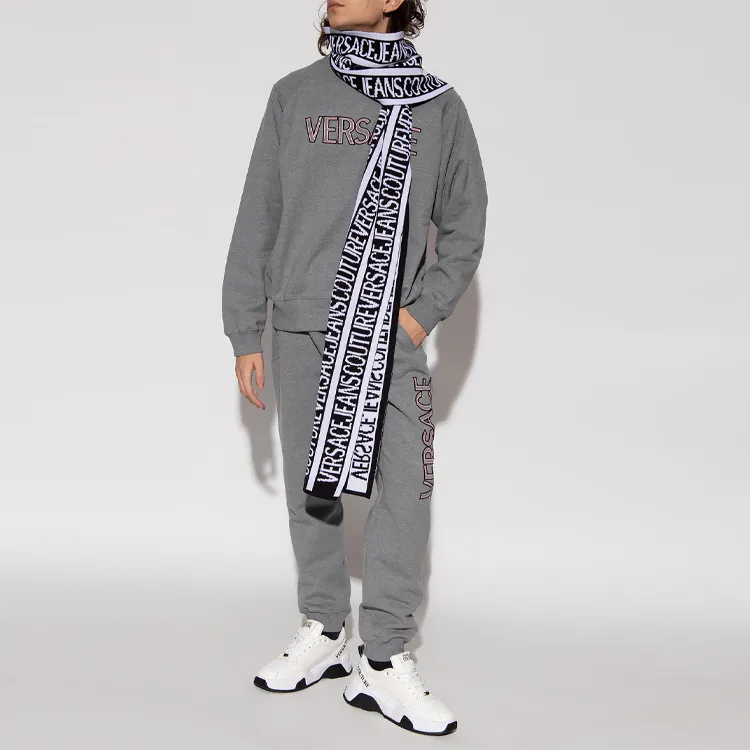 VERSACE Sweatshirts Men Gray-2
