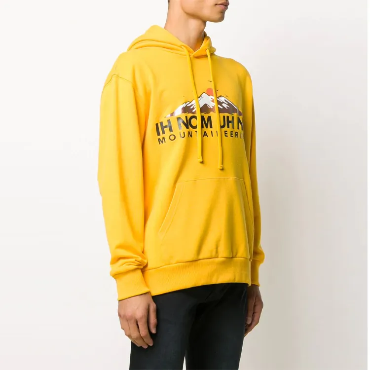 IH NOM UH NIT Sweatshirts Men Yellow-3