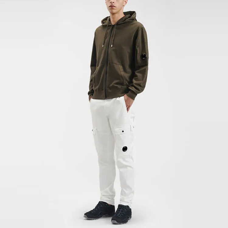 C.P.Company Light Fleece Zipped Hoodie-3