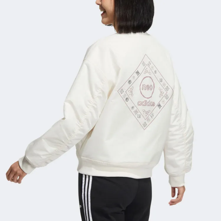 Adidas Neo Puffer Jacket Winter Women's White-2
