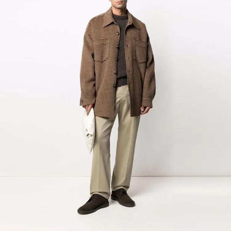 NANUSHKA Jackets Men Umber-1