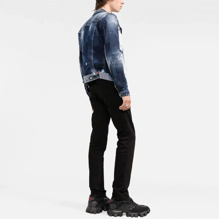 DSQUARED 2 Mid rise Straight leg Jeans-3