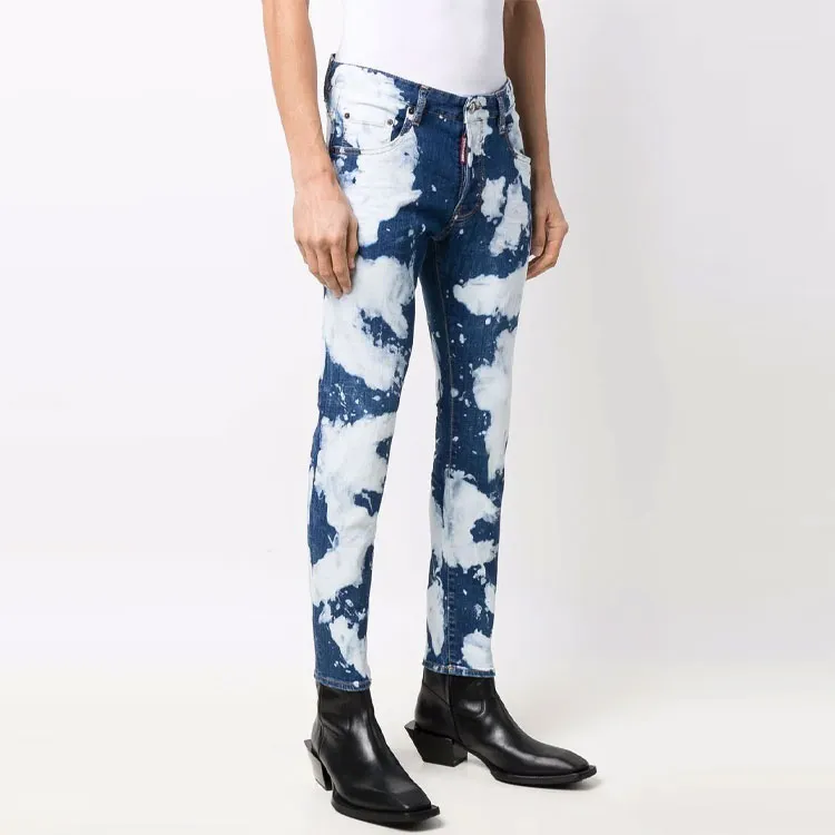 DSQUARED 2 Bleached Paint-splatter Jeans-3
