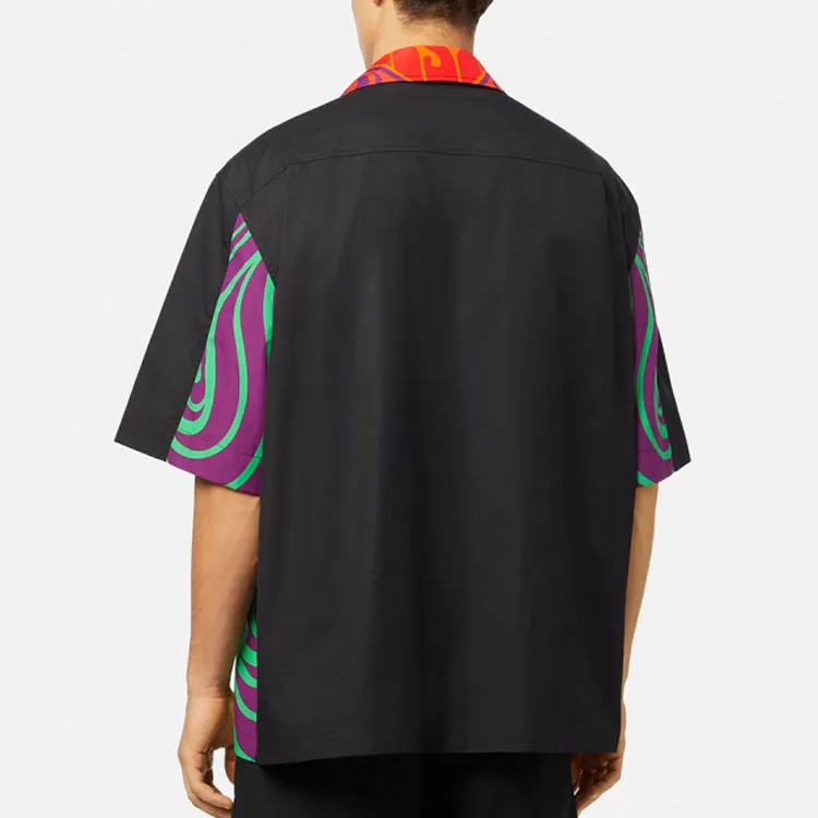 VERSACE Shirts Men Black-3