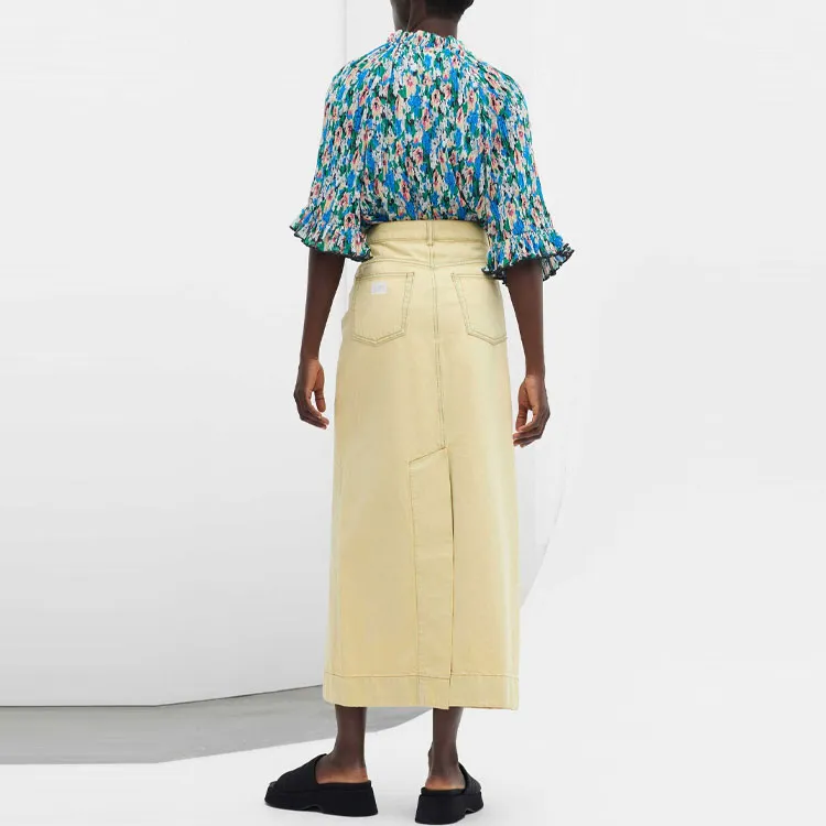 GANNI Floral-print Ruffle Blouse-3