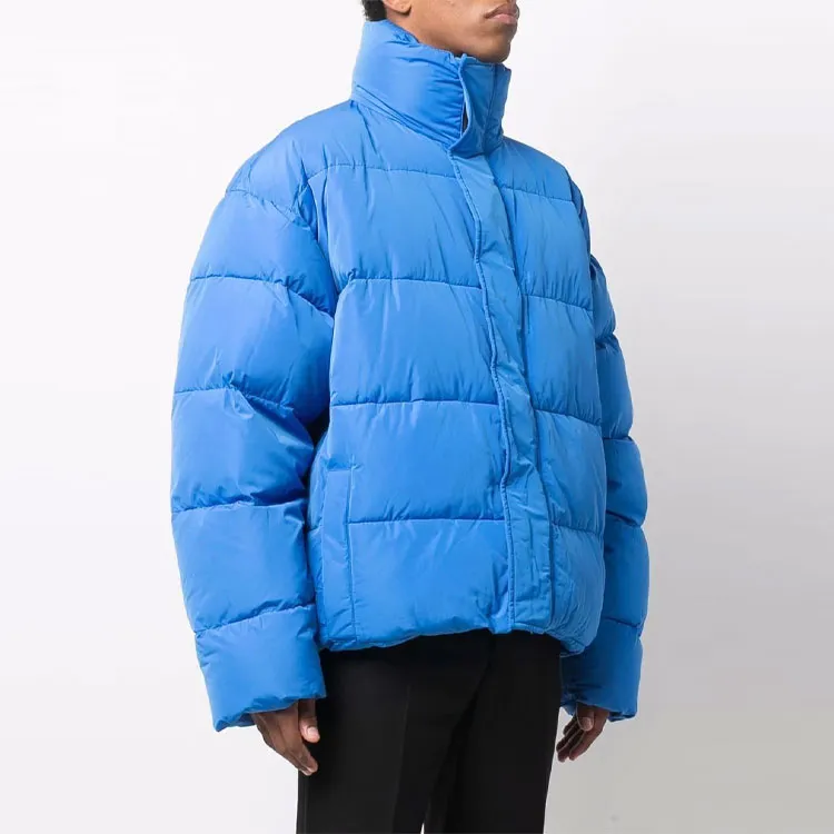 Balenciaga SS22 Down Jacket Loose Fit Men's Blue-3