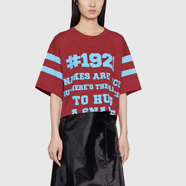 GUCCI 1921 L'Aveugle Par Amour Cropped T shirt-2