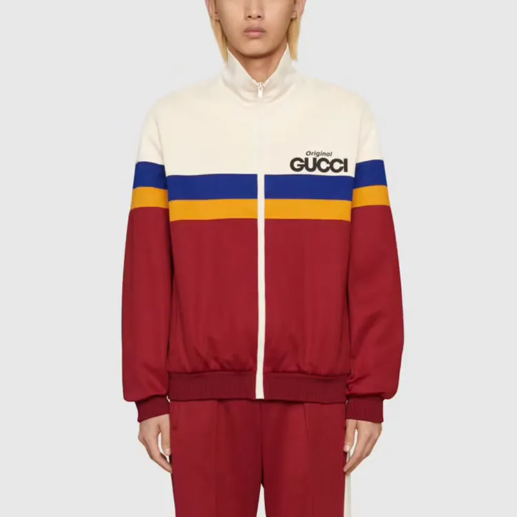 GUCCI Original GUCCI Print Jersey Jacket-2