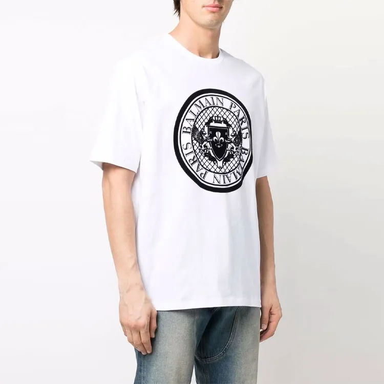 BALMAIN Coin Flock T Shirt-2