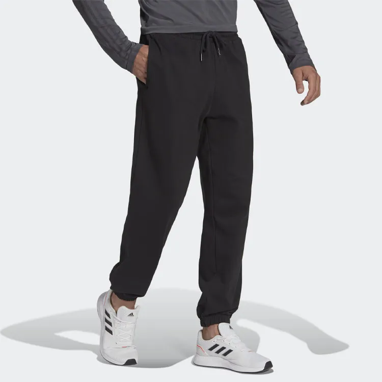 Adidas Essentials FeelVivid Cotton French Terry Straight Leg Sweat Pants-2
