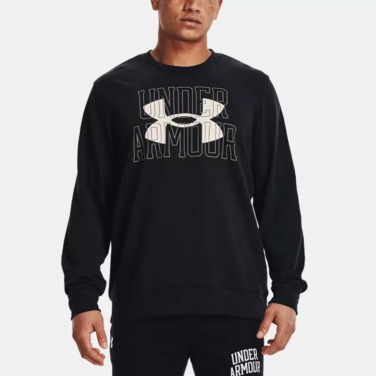 Under Armour Rival Sweatshirts Men Black-4