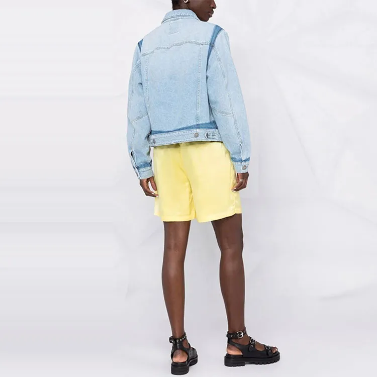 PINKO Denim Jackets Women's Blue-2