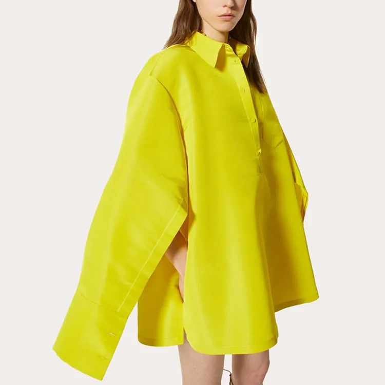 Valentino Long-Sleeved Dresses Women's Yellow-4