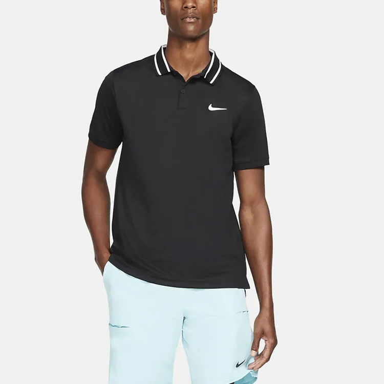 Nike Polo Shirts Men Black-3