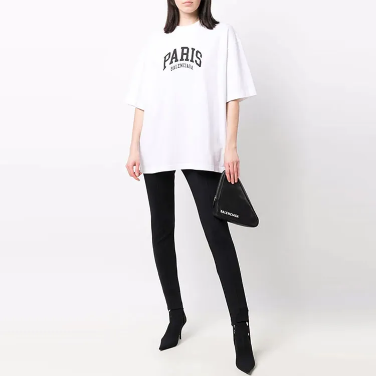 Balenciaga Mens Cities Paris Medium Fit T shirt-1
