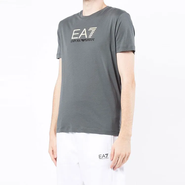 EMPORIO ARMANI T Shirts Men Gray-3