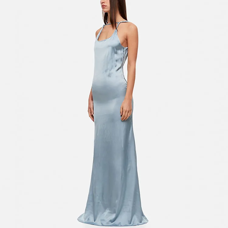 Jacquemus Sleeveless Dresses Women's Blue-3