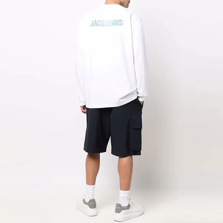 Jacquemus Le T shirt Gelo Pool Logo L/S T shirt-1