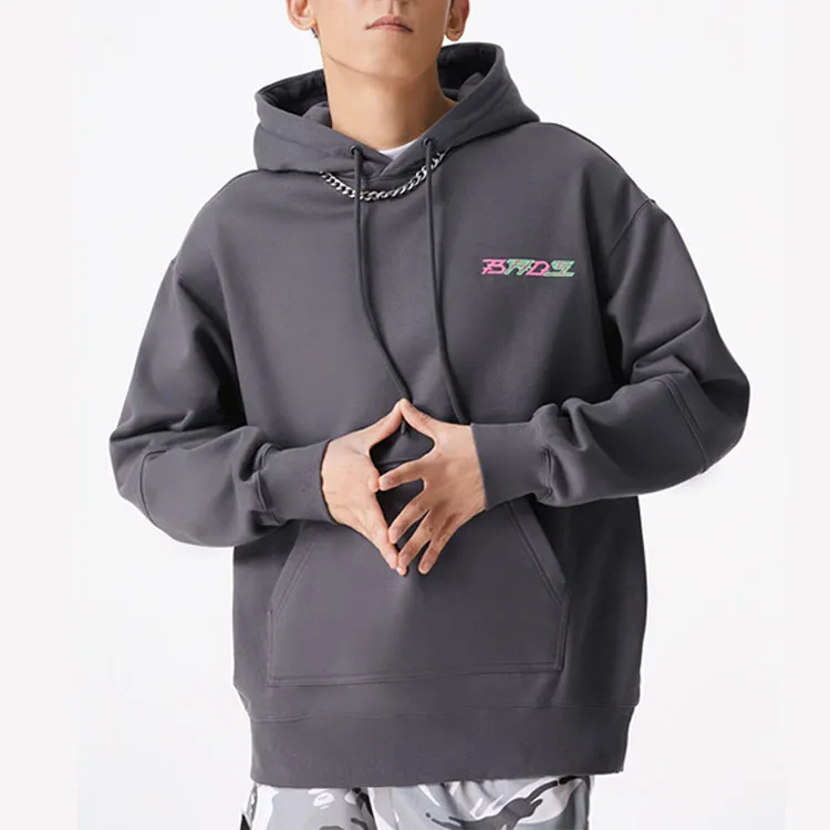 LINING Badfive Sweatshirts Unisex Surface Gray-3