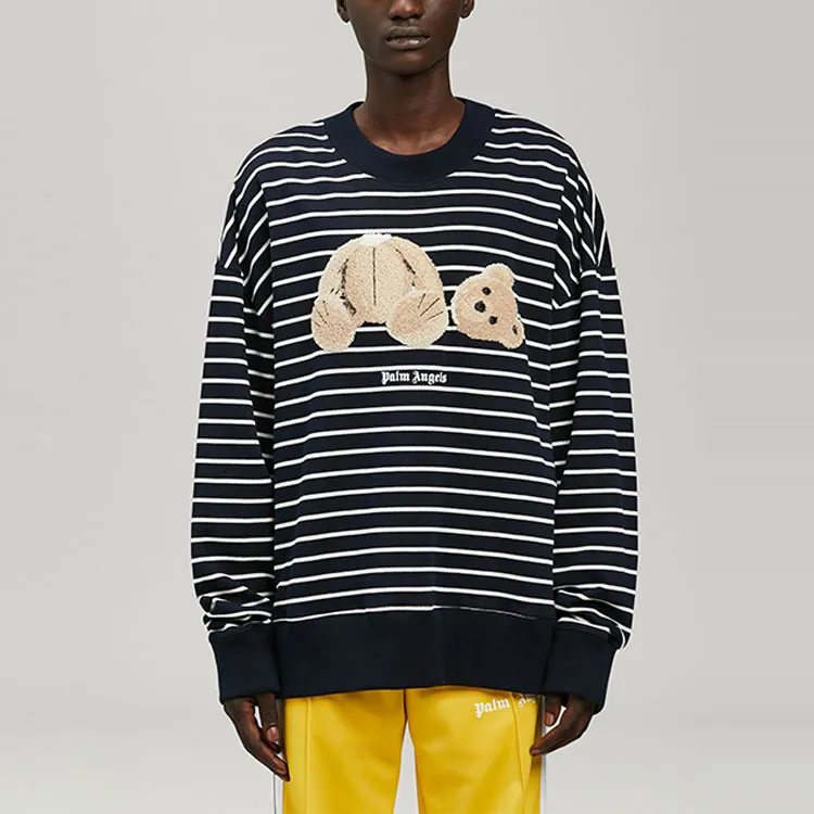 PALM ANGELS Sweatshirts Men Marine Blue-2