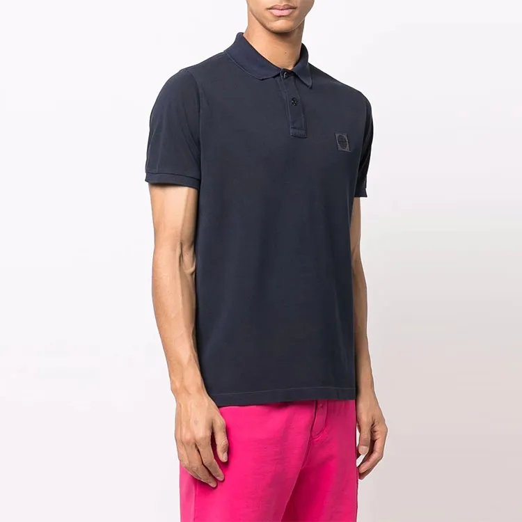 STONE ISLAND Polo Shirts Men Dark Blue-3