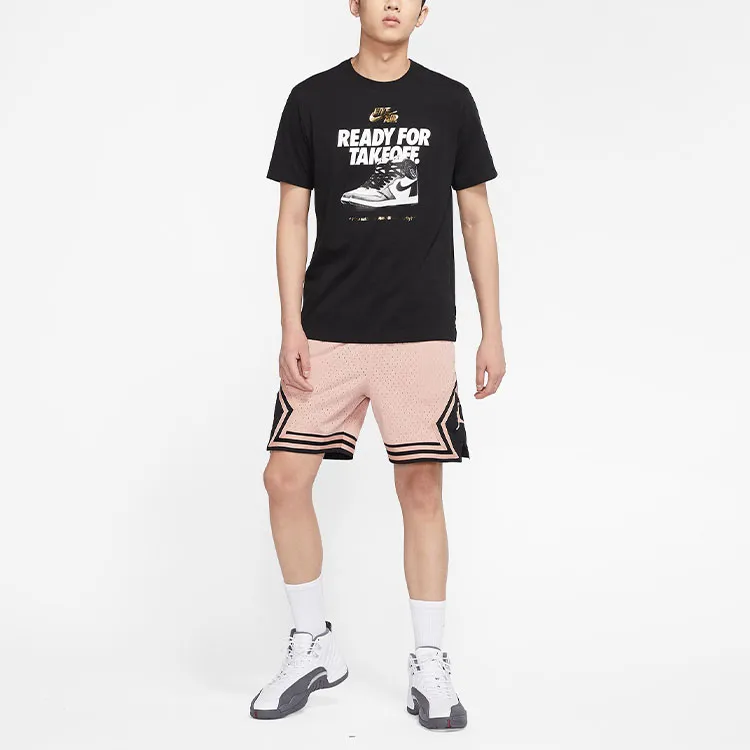 Jordan Set-in Sleeve T-Shirt Men's Black-2