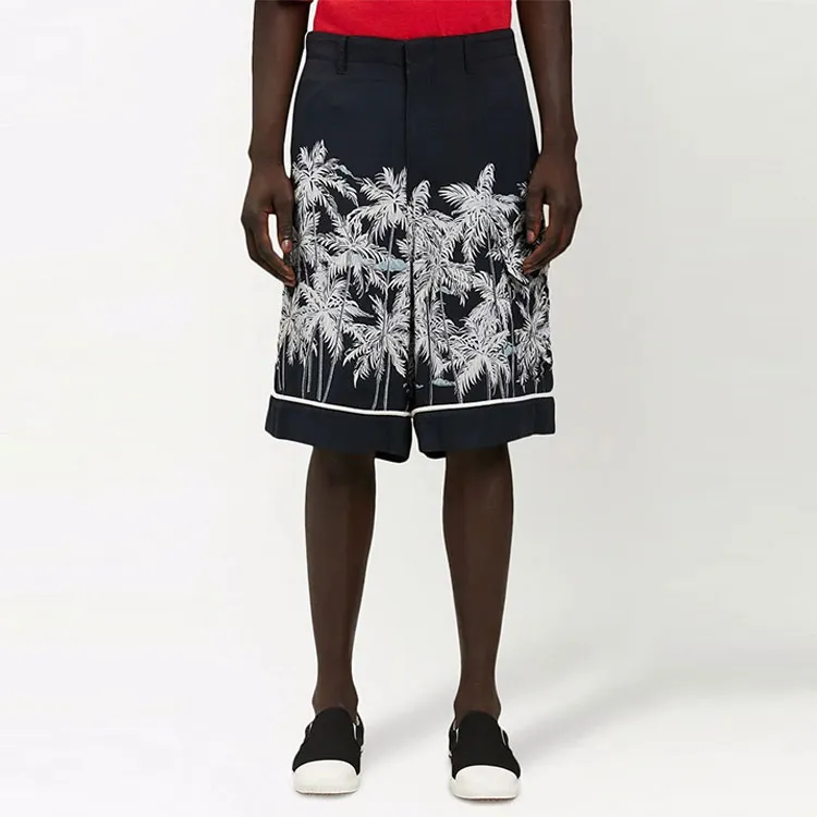 PALM ANGELS Palms print Bermuda Shorts-2
