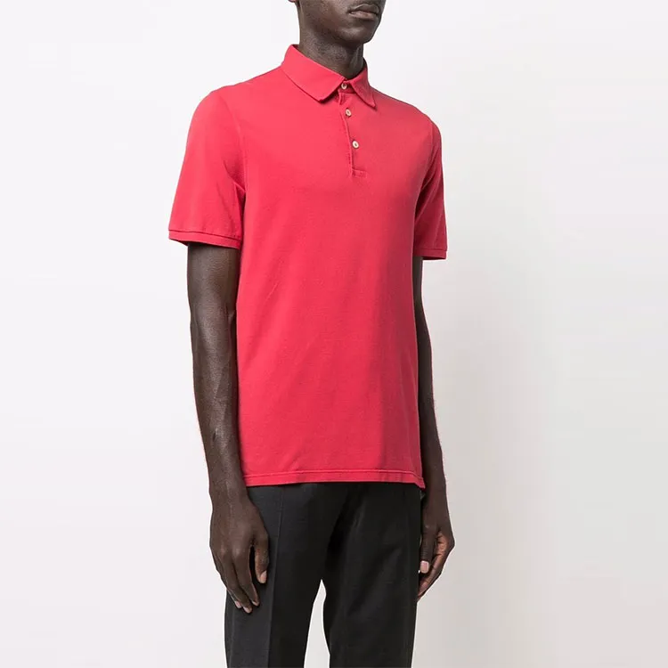 FEDELI Short sleeved Polo Shirt-3