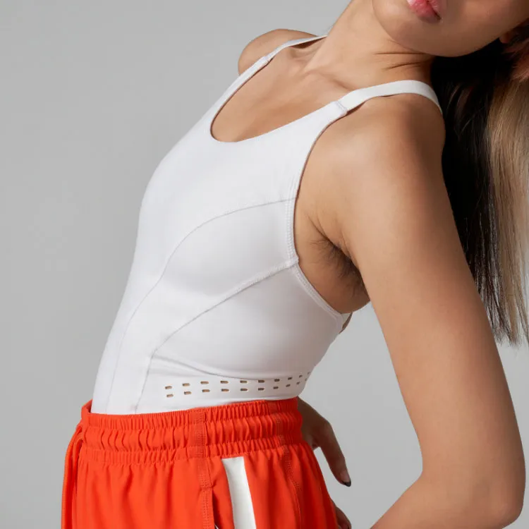 Adidas Sleeveless Sports Shirts Women's White-6