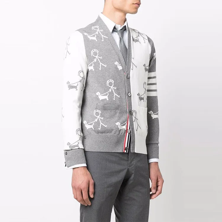 THOM BROWNE· SS22 Knitwear Men's Gray-1