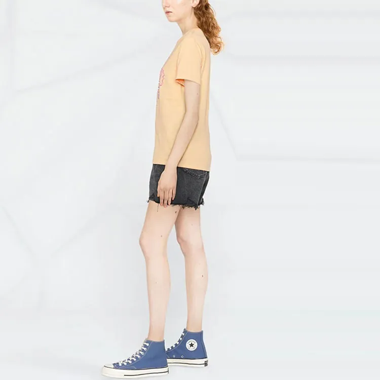 KENZO Classic Tiger Head T-Shirts Women's Orange-3