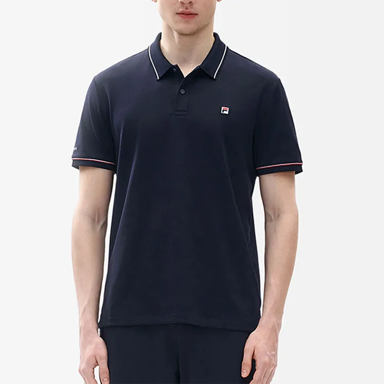 FILA Polo Shirts Men Royal Blue-3