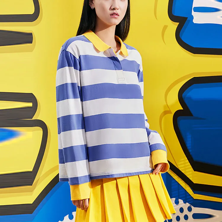 Vans Polo Shirts Women's Blue-3