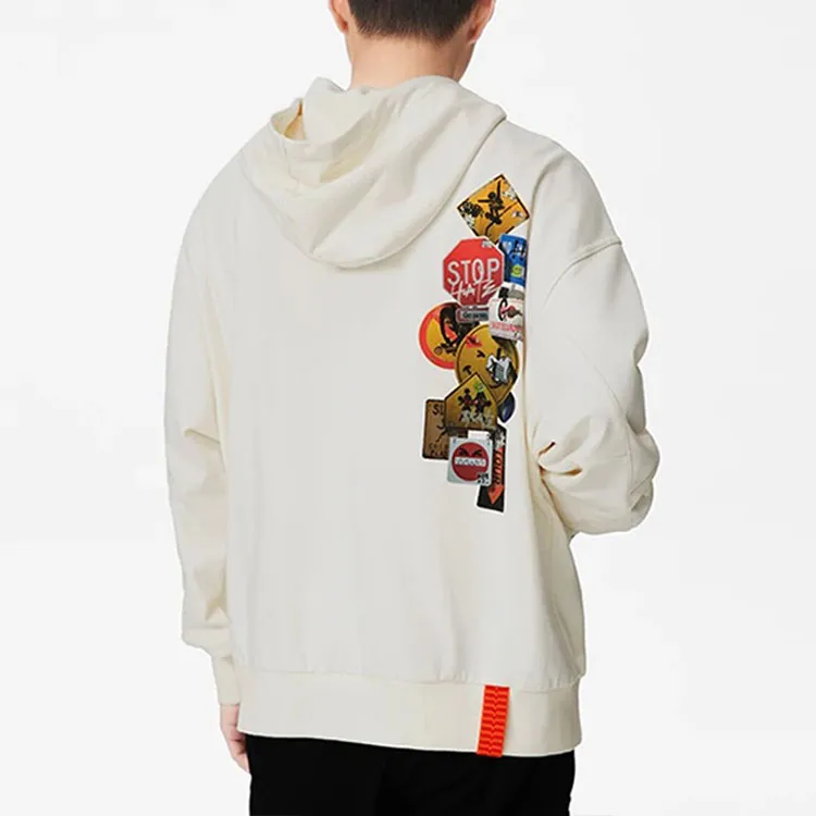 LINING Skateboard Sweatshirts Unisex Ecru-3