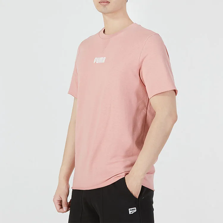 PUMA T Shirts Men Pink-3