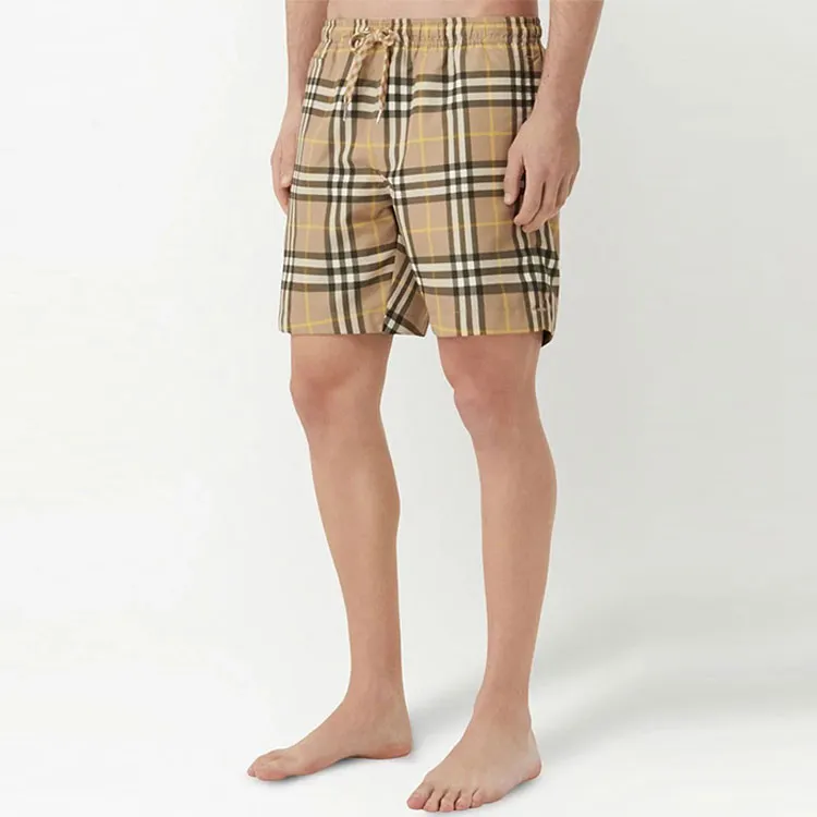 Burberry Check Print Swim Shorts-3