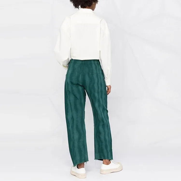 JIL SANDER Knitted Sweatpants Women's Green-2