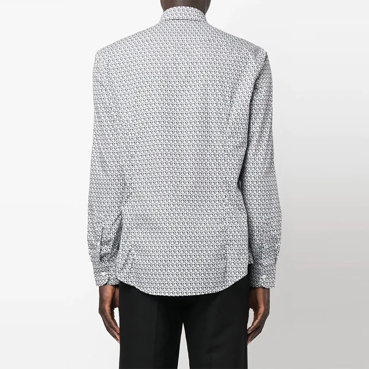 Ferragamo Shirts Men White-3