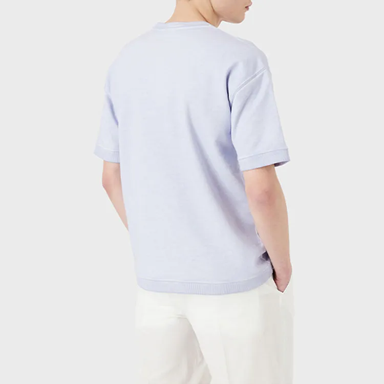 EMPORIO ARMANI T Shirts Men Light Purple-1