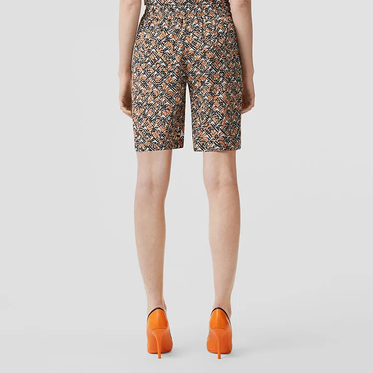 Burberry Tb Monogram Shorts White/Beige-2