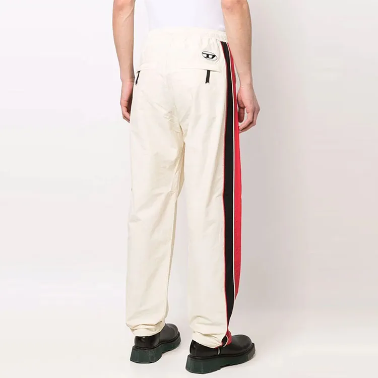 DIESEL Knitted Sports Pants Men's Beige-2