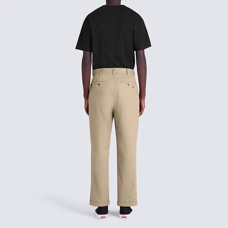 KENZO Logo patch Straight leg Trousers-3