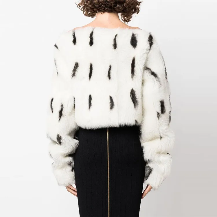 BALMAIN Shearling Boat-neck Top-1