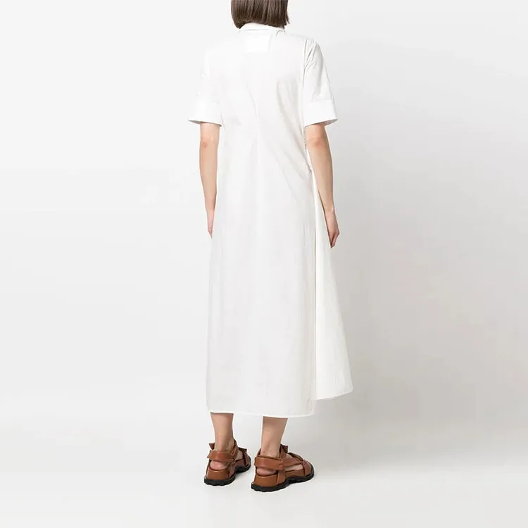 JIL SANDER Ruched Shirt Midi Dress-2