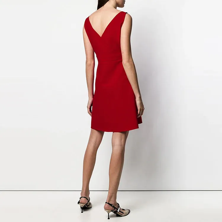 Valentino Sleeveless Dresses Women's Red-2